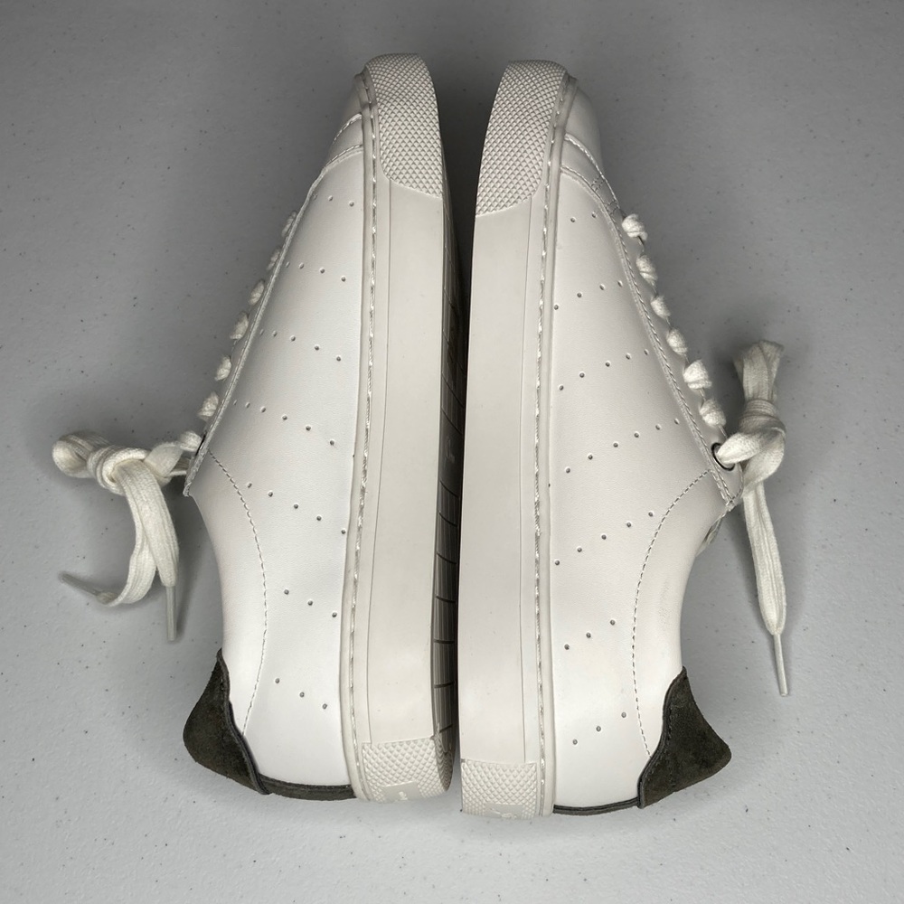 J. Crew Men’s White Leather Sneakers